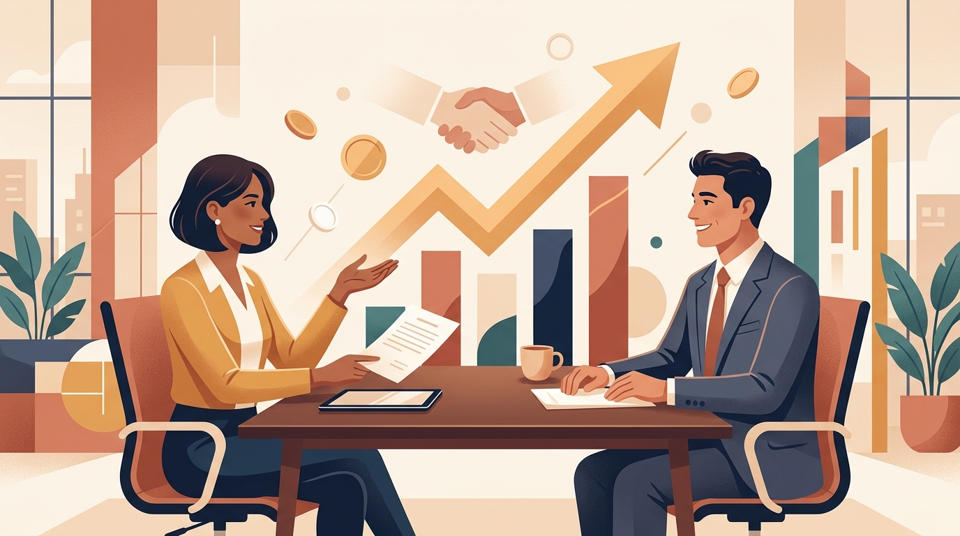 AI salary negotiation coach helping you ask for a raise and counter a job offer online